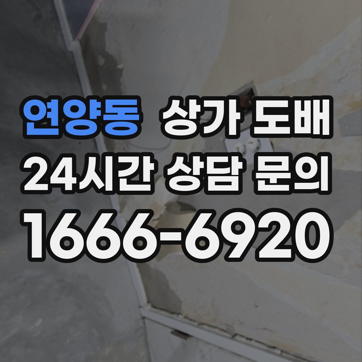 연양동 상가 도배