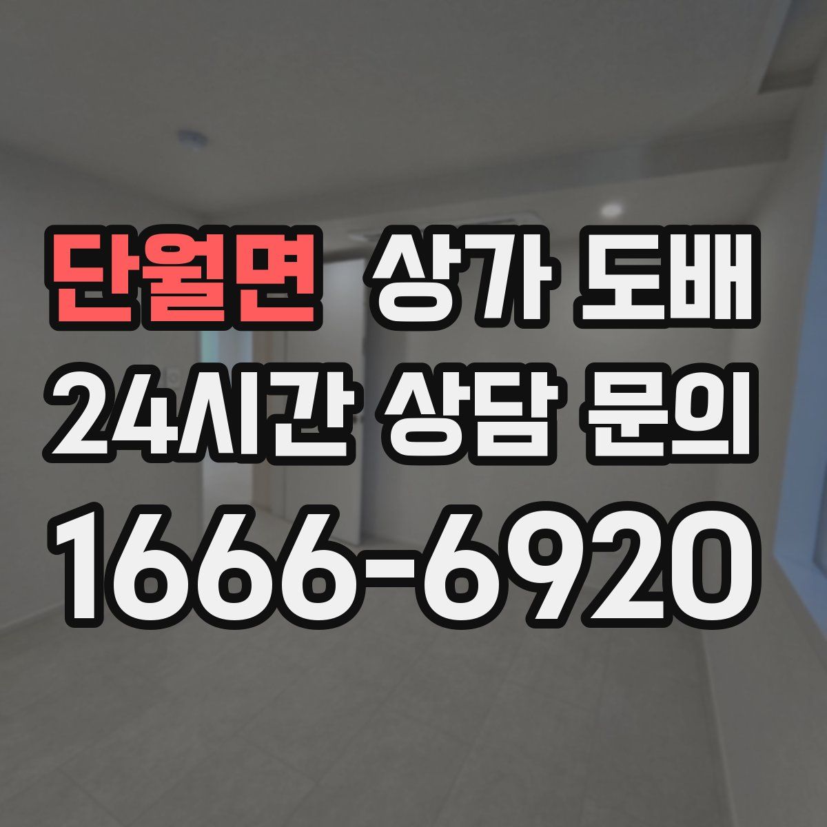 단월면 상가 도배