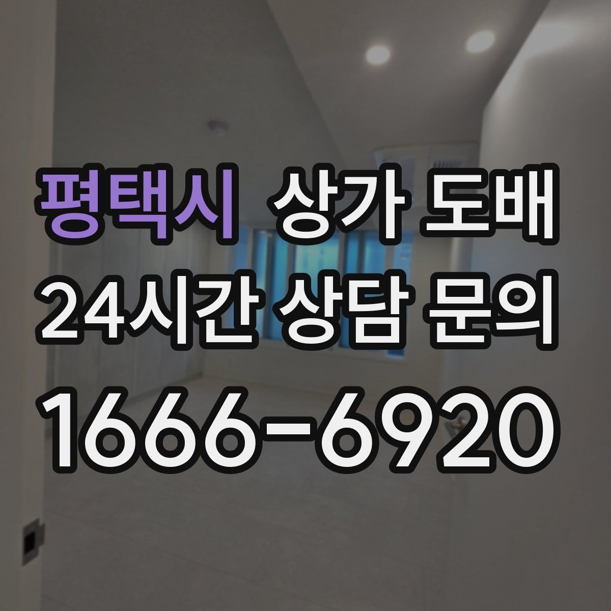 평택시 상가 도배