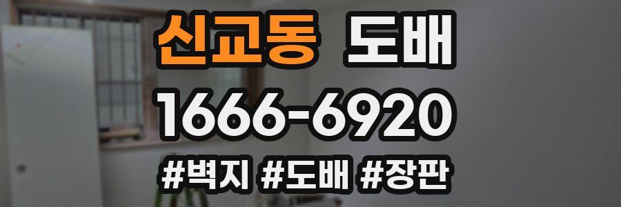 신교동 도배