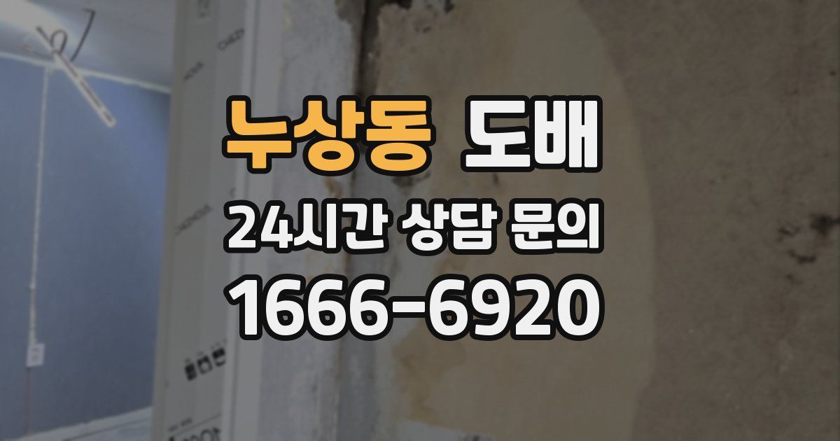 누상동 도배