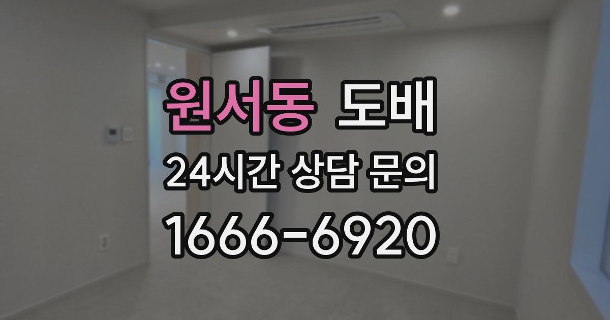 원서동 도배
