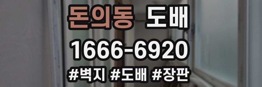 돈의동 도배