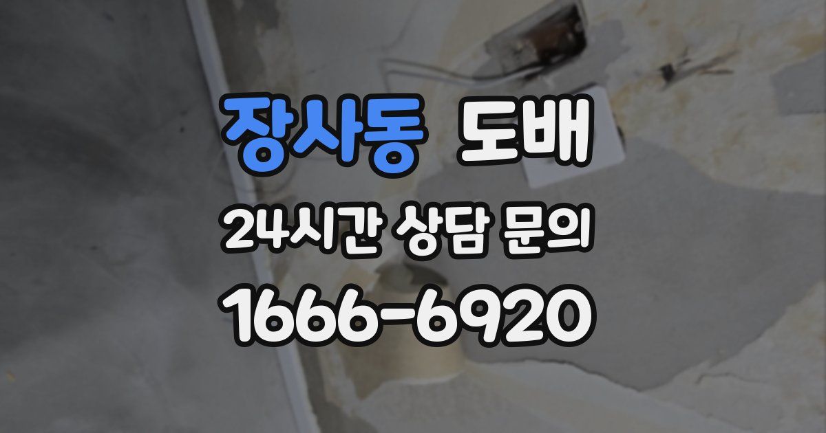 장사동 도배