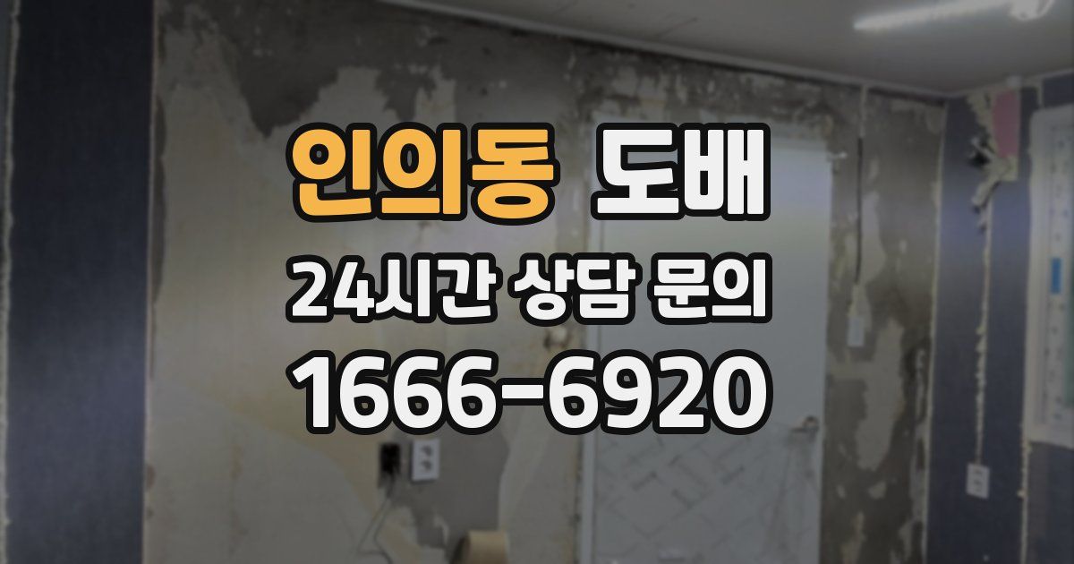 인의동 도배