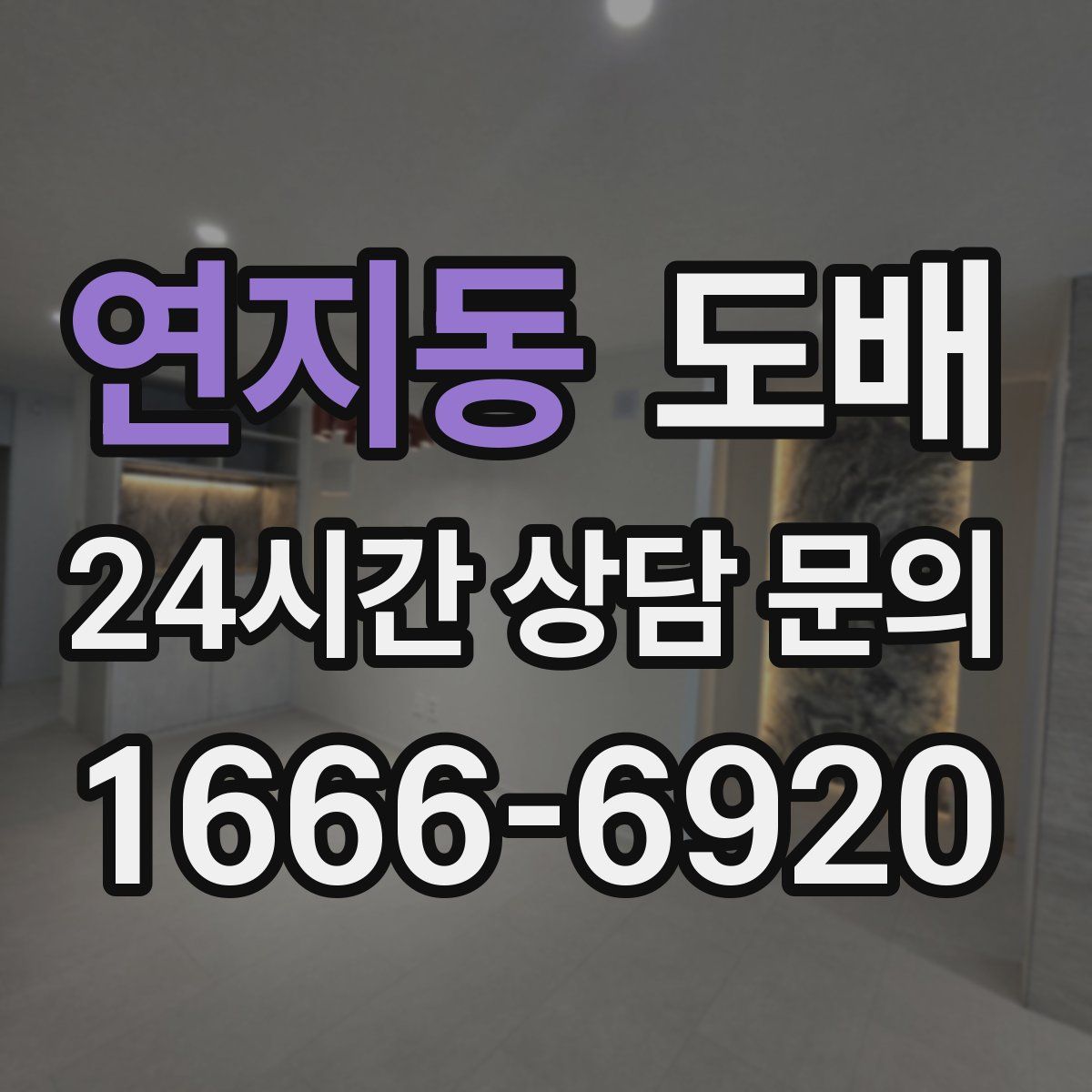 연지동 도배