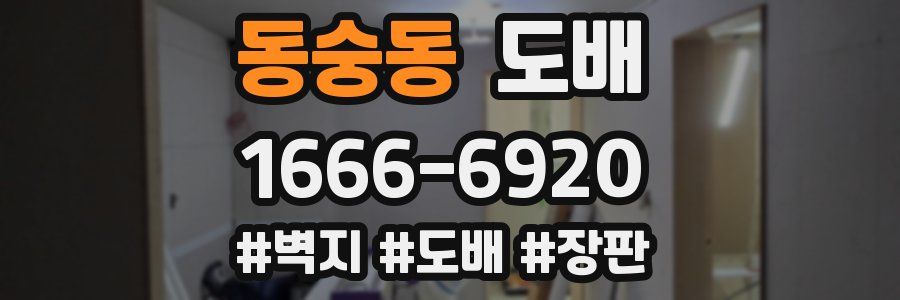 동숭동 도배