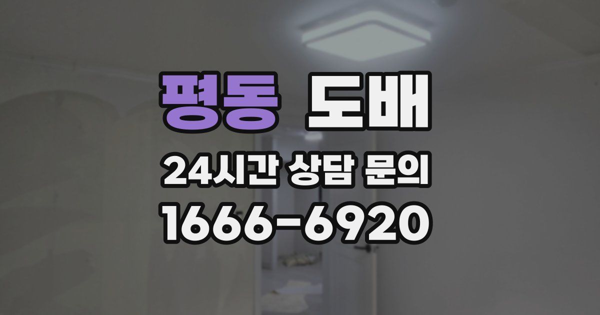 평동 도배