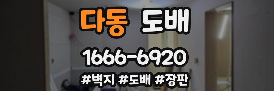 다동 도배