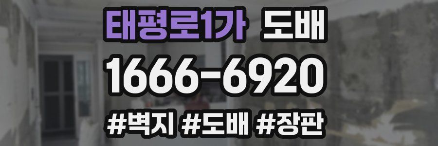 태평로1가 도배