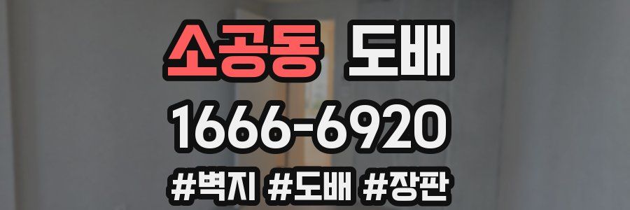 소공동 도배