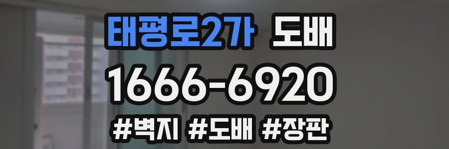 태평로2가 도배