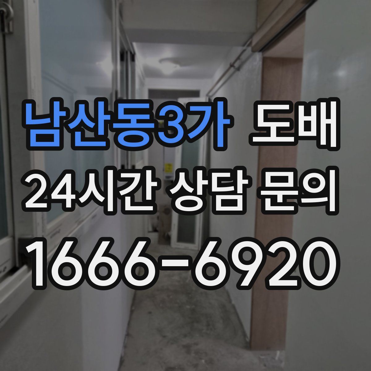 남산동3가 도배