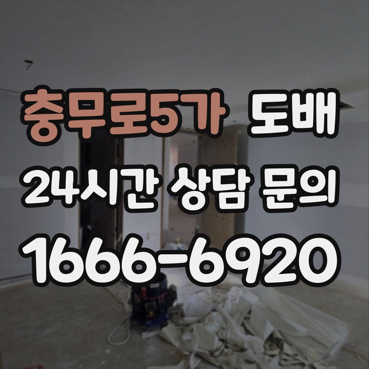 충무로5가 도배