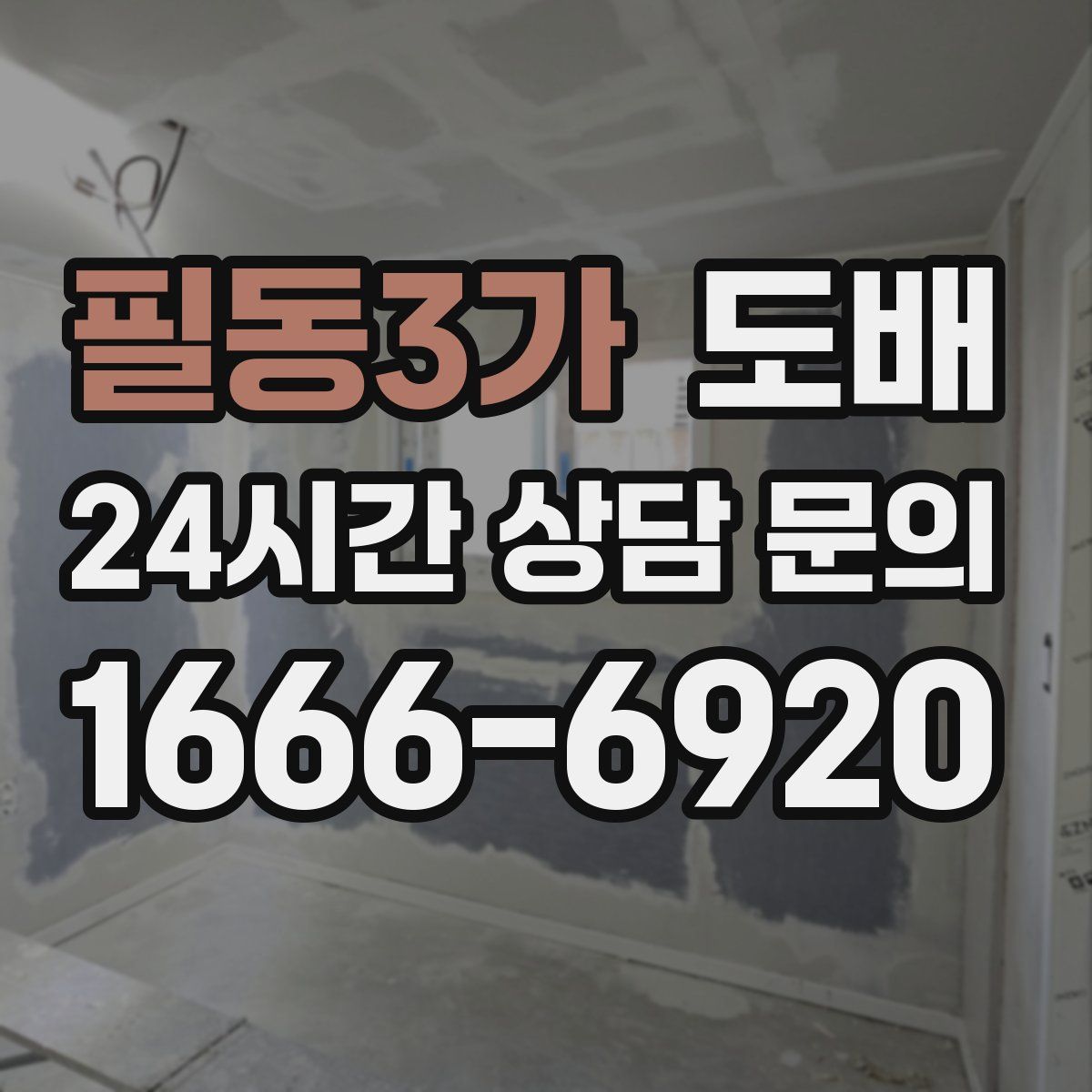 필동3가 도배