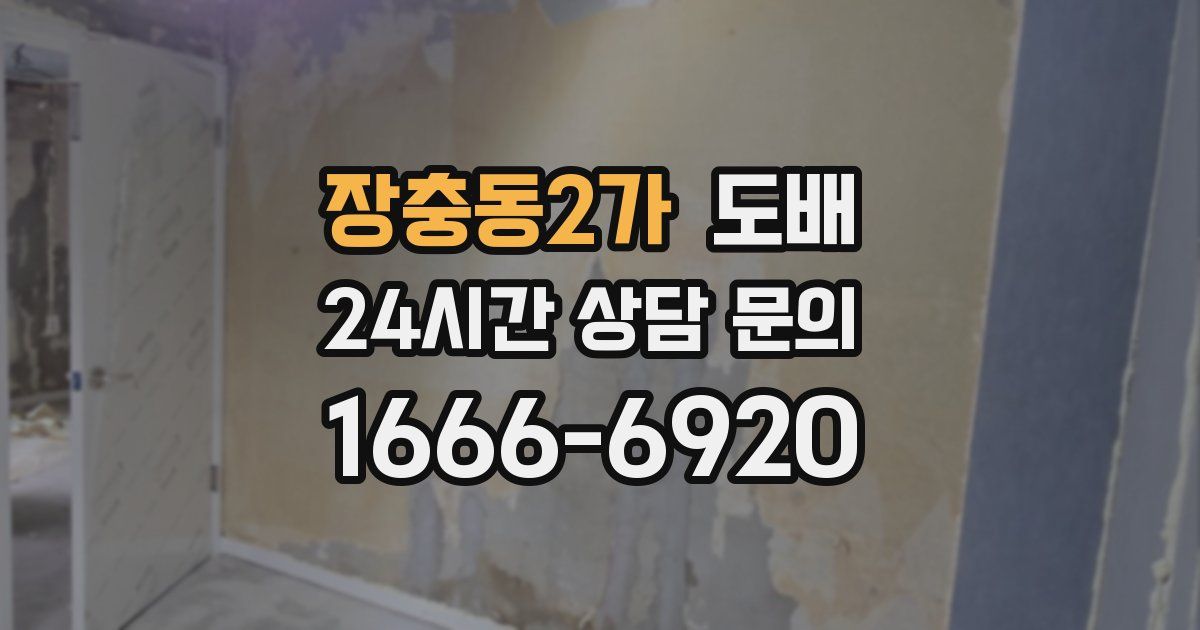 장충동2가 도배