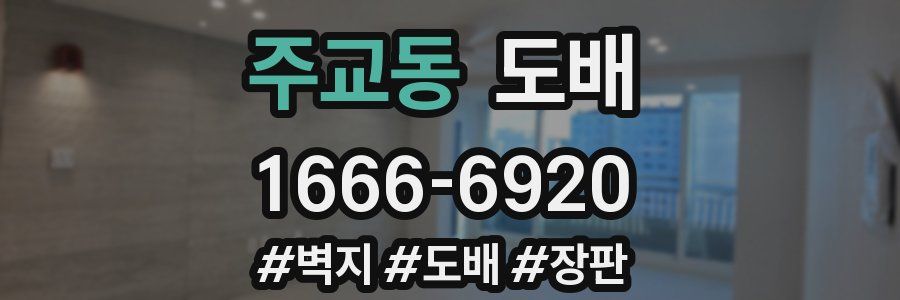 주교동 도배