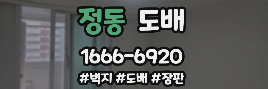 정동 도배