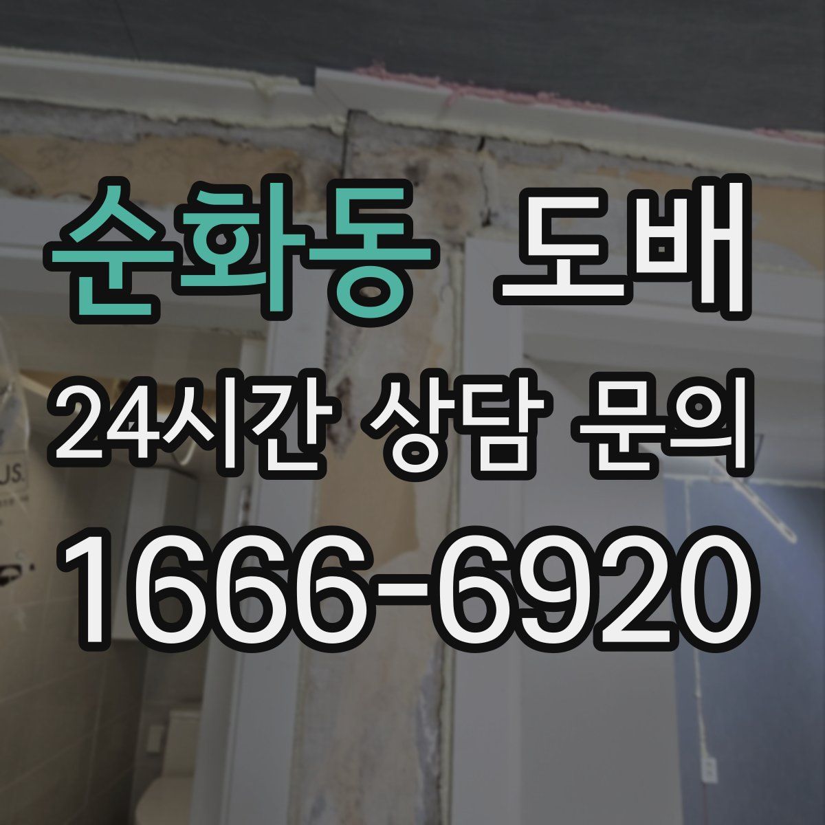 순화동 도배