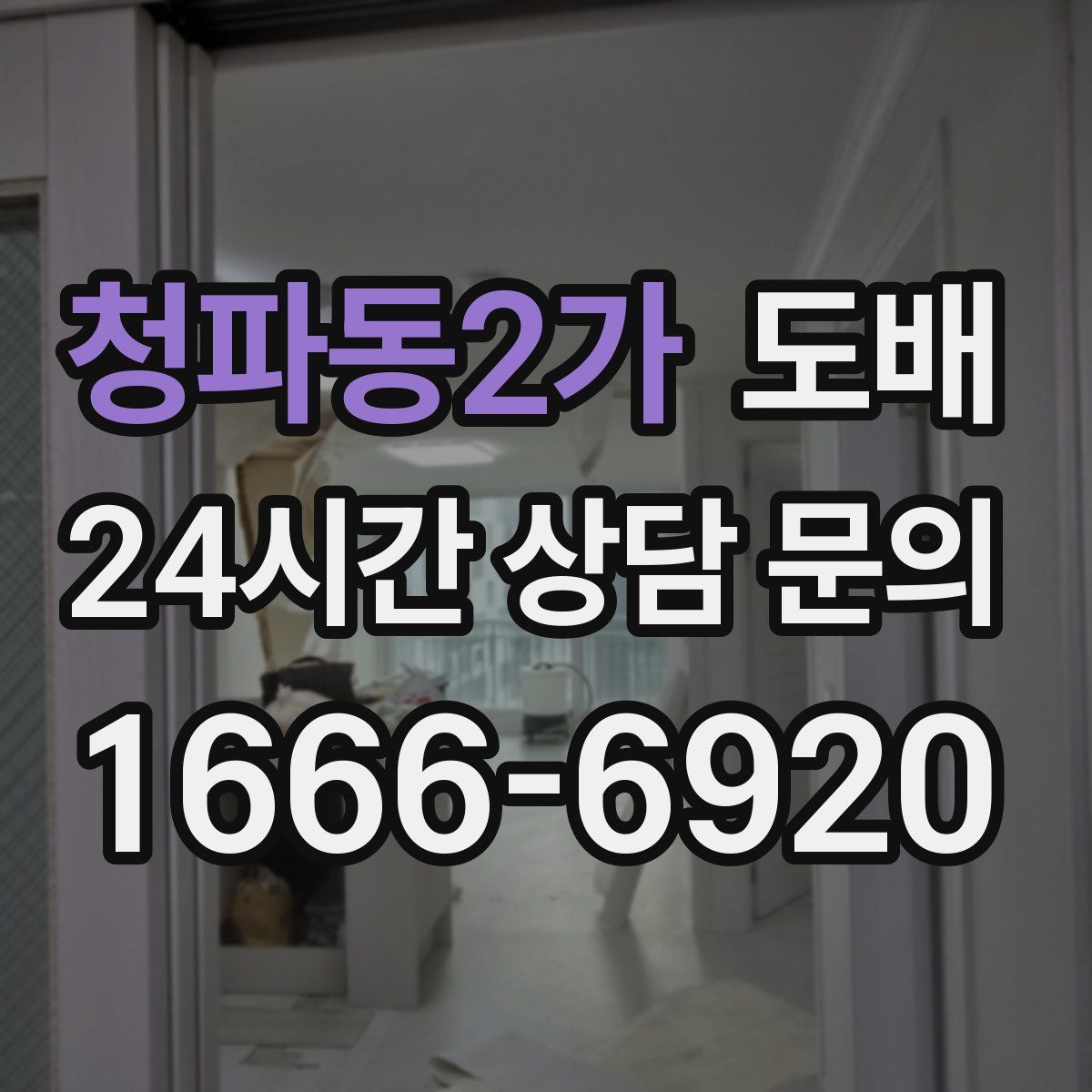 청파동2가 도배