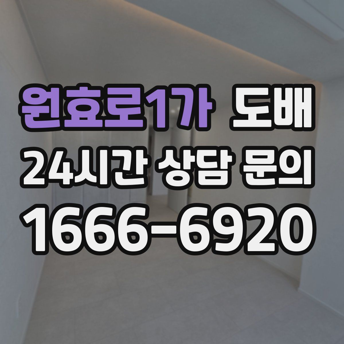원효로1가 도배