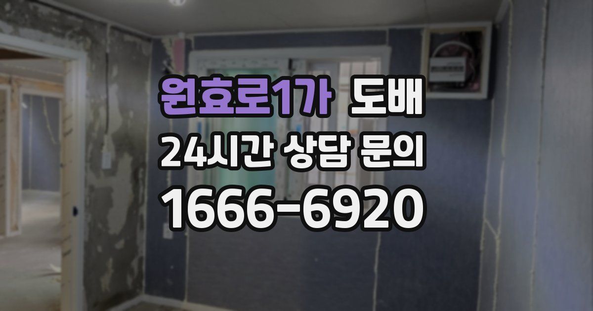 원효로1가 도배