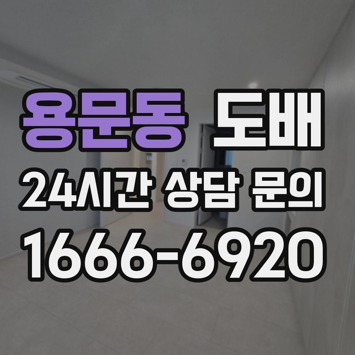 용문동 도배