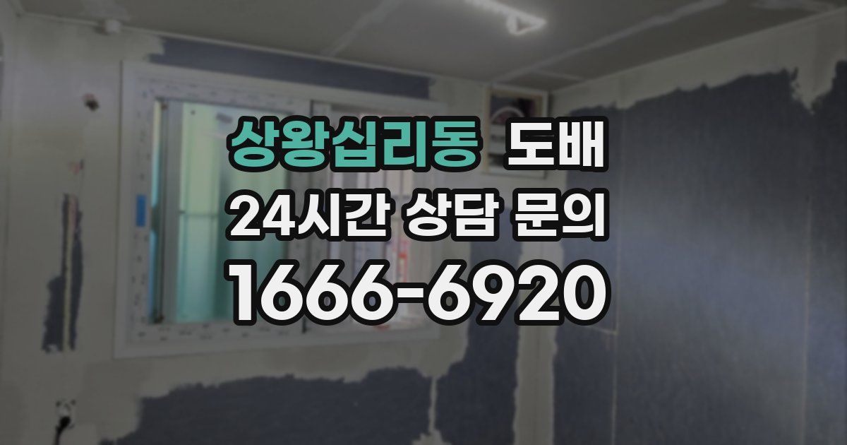 상왕십리동 도배