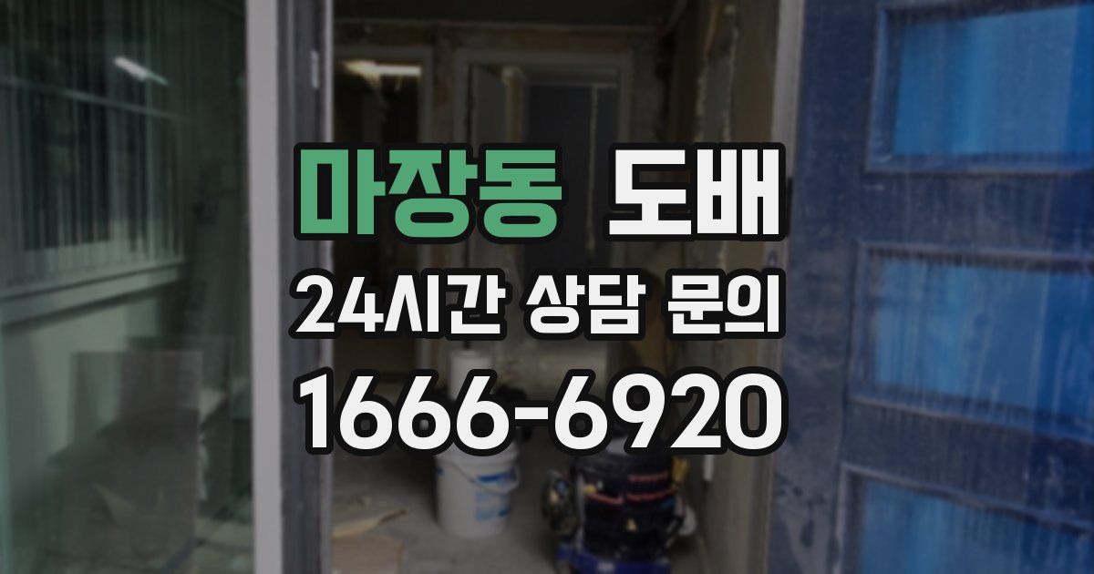 마장동 도배