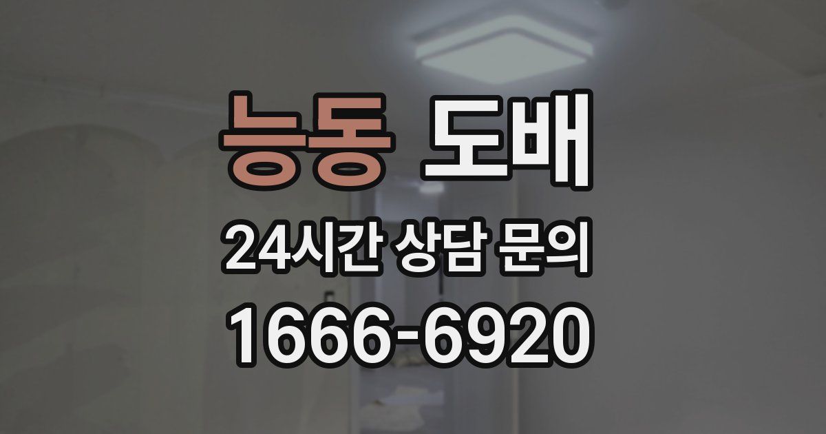 능동 도배