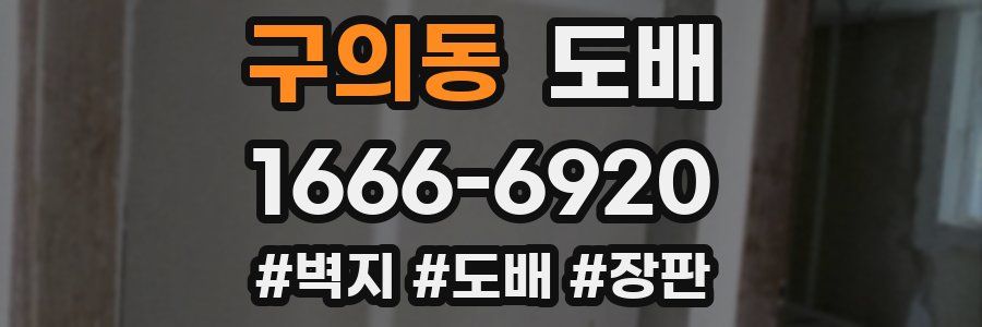 구의동 도배