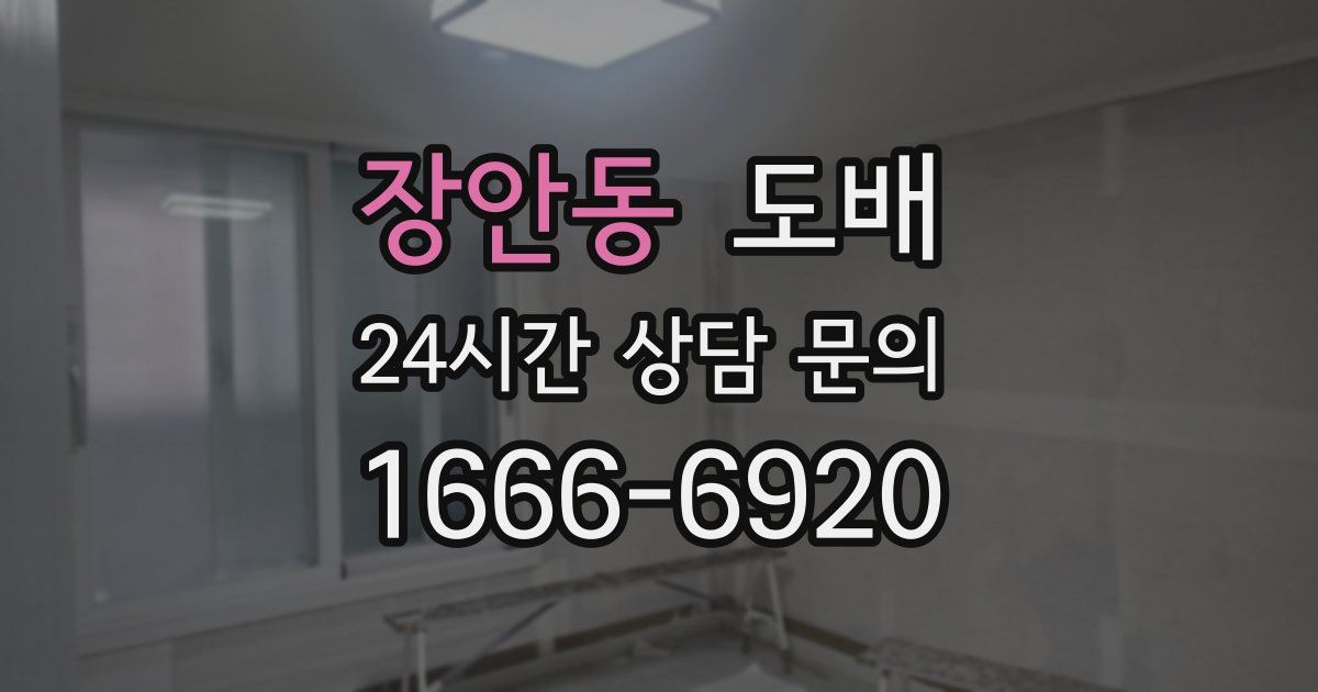 장안동 도배
