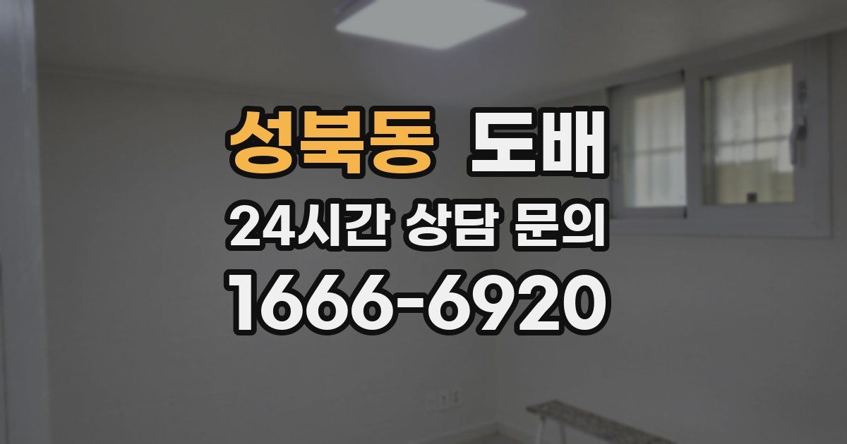 성북동 도배