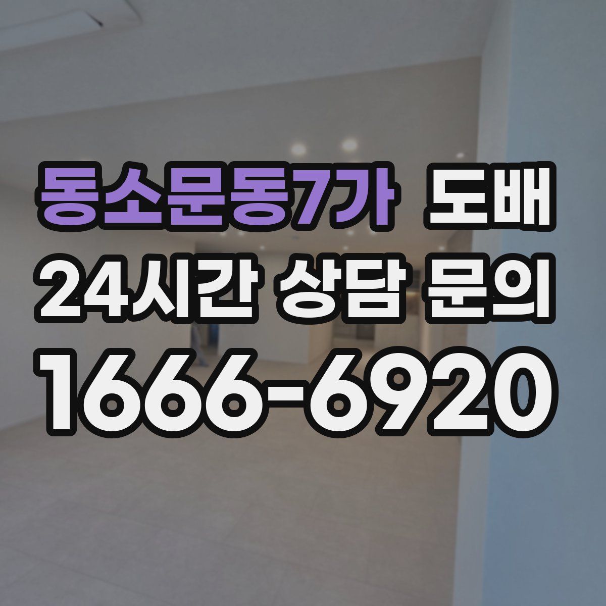 동소문동7가 도배