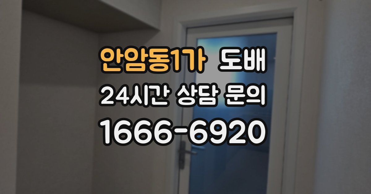 안암동1가 도배