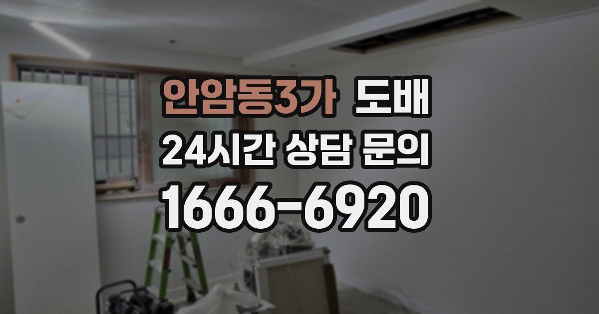 안암동3가 도배