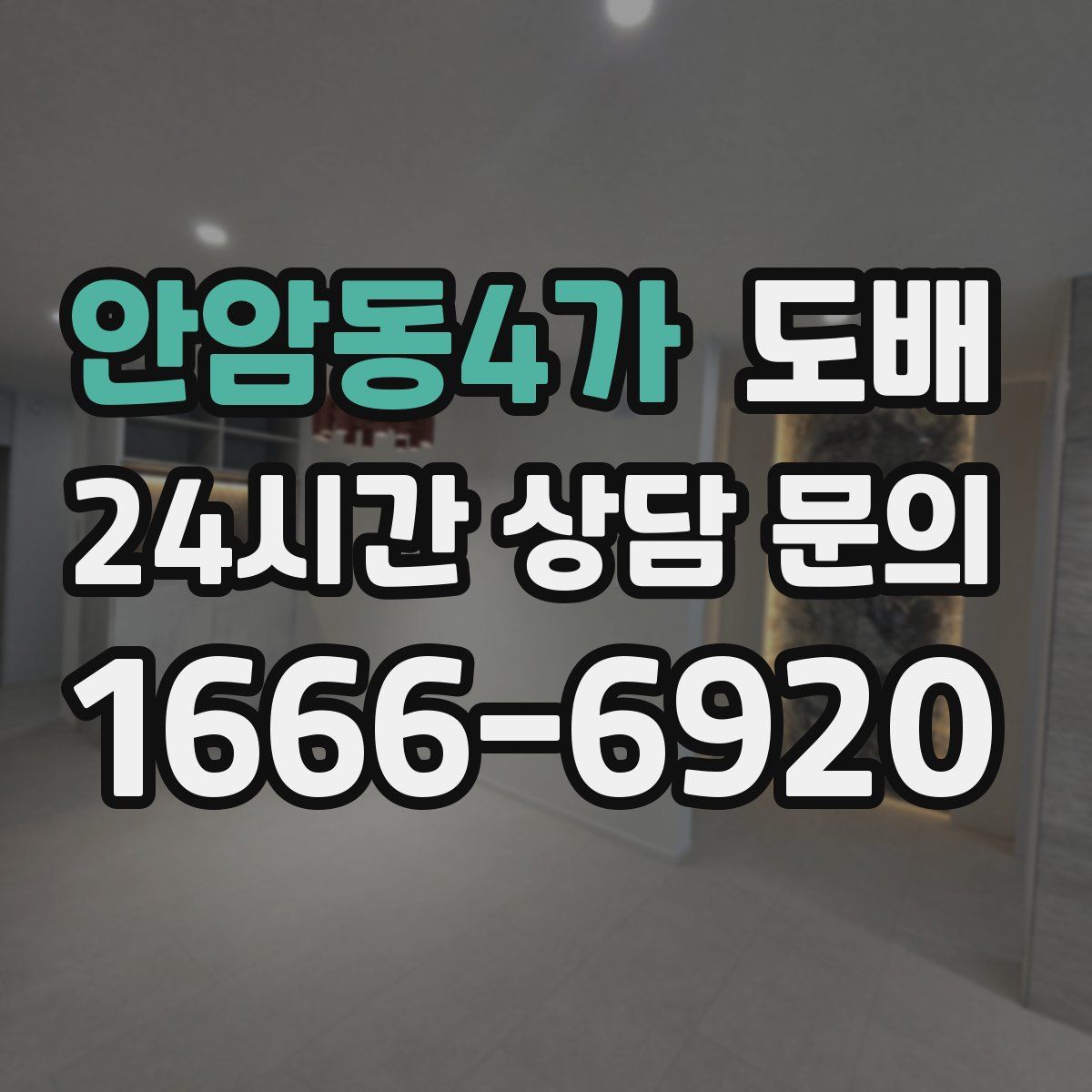 안암동4가 도배