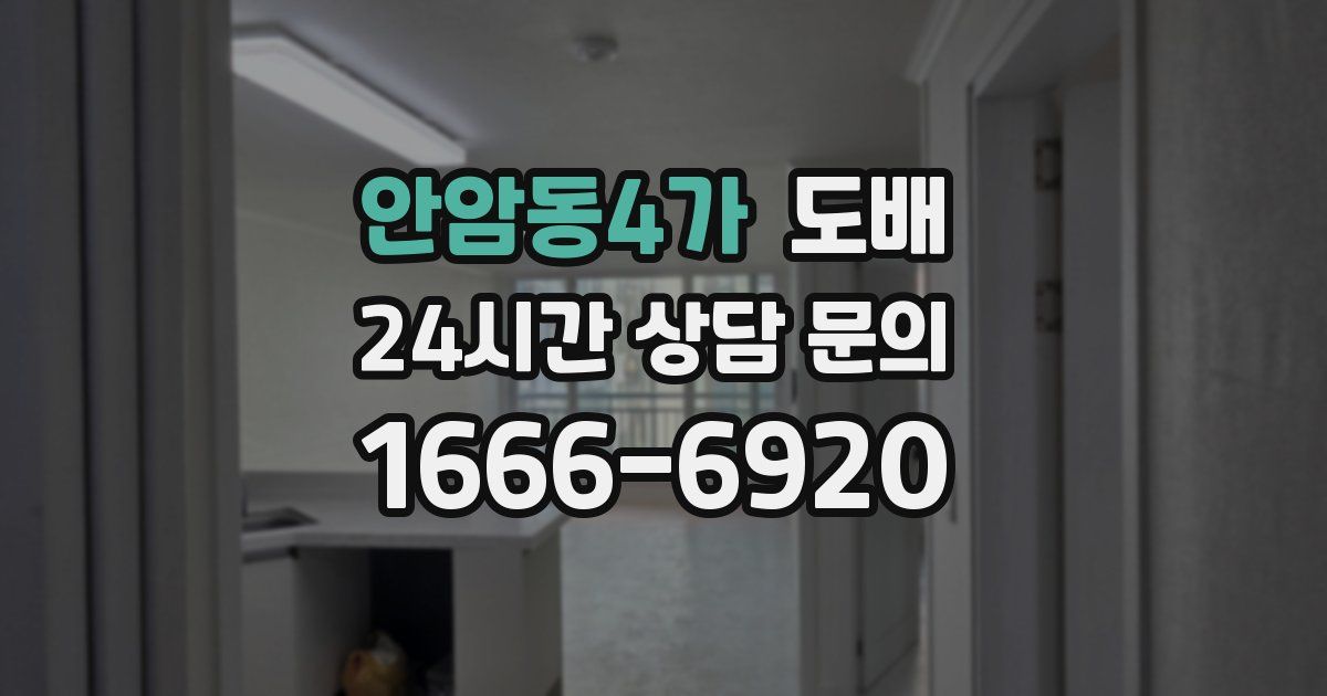 안암동4가 도배