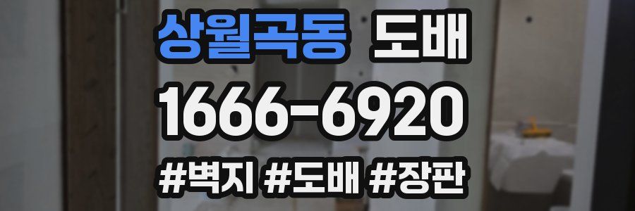 상월곡동 도배