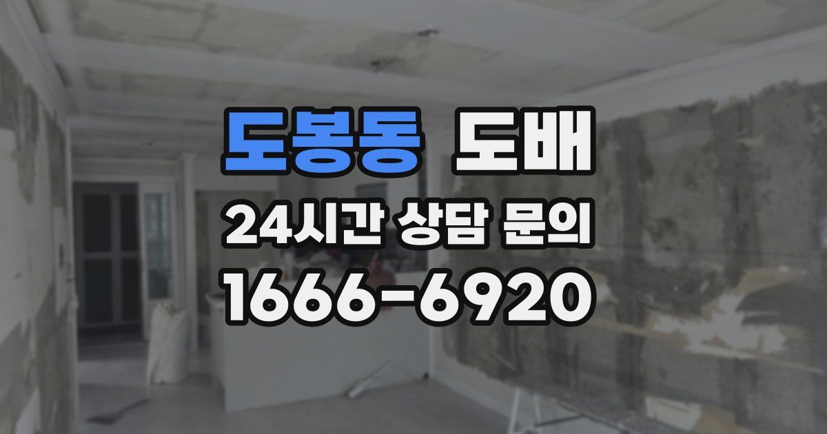 도봉동 도배