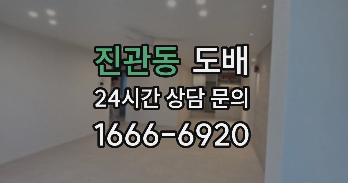 진관동 도배