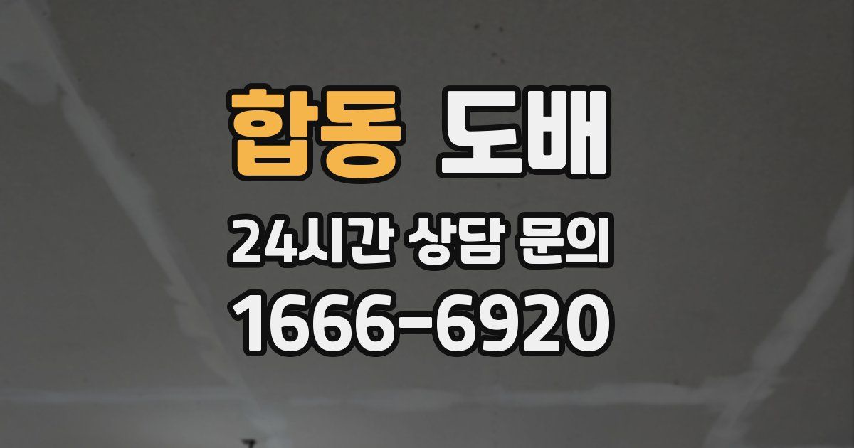 합동 도배
