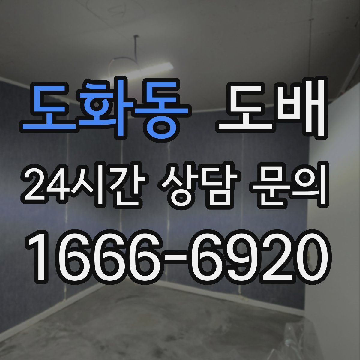 도화동 도배