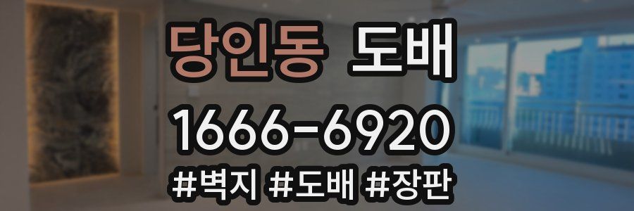 당인동 도배