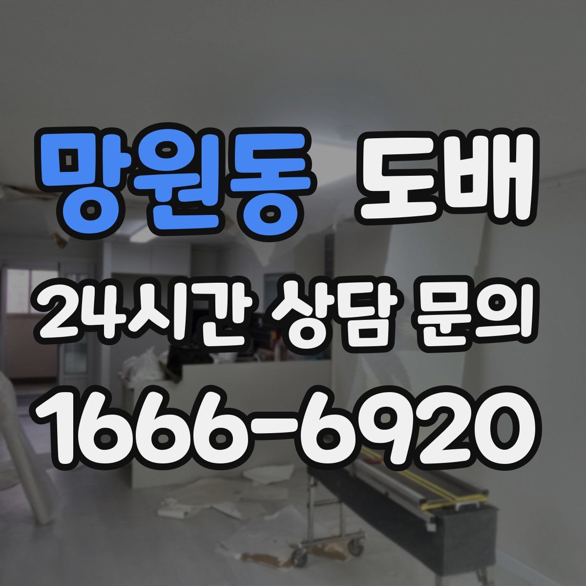 망원동 도배