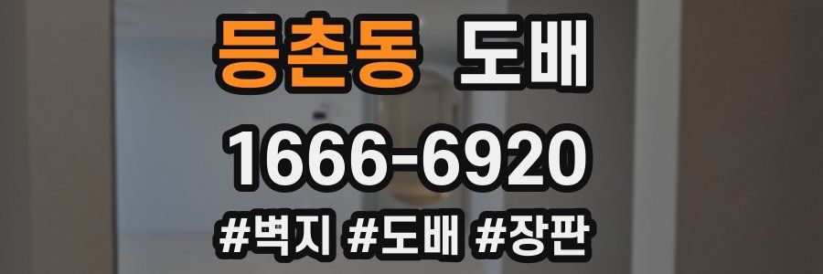 등촌동 도배