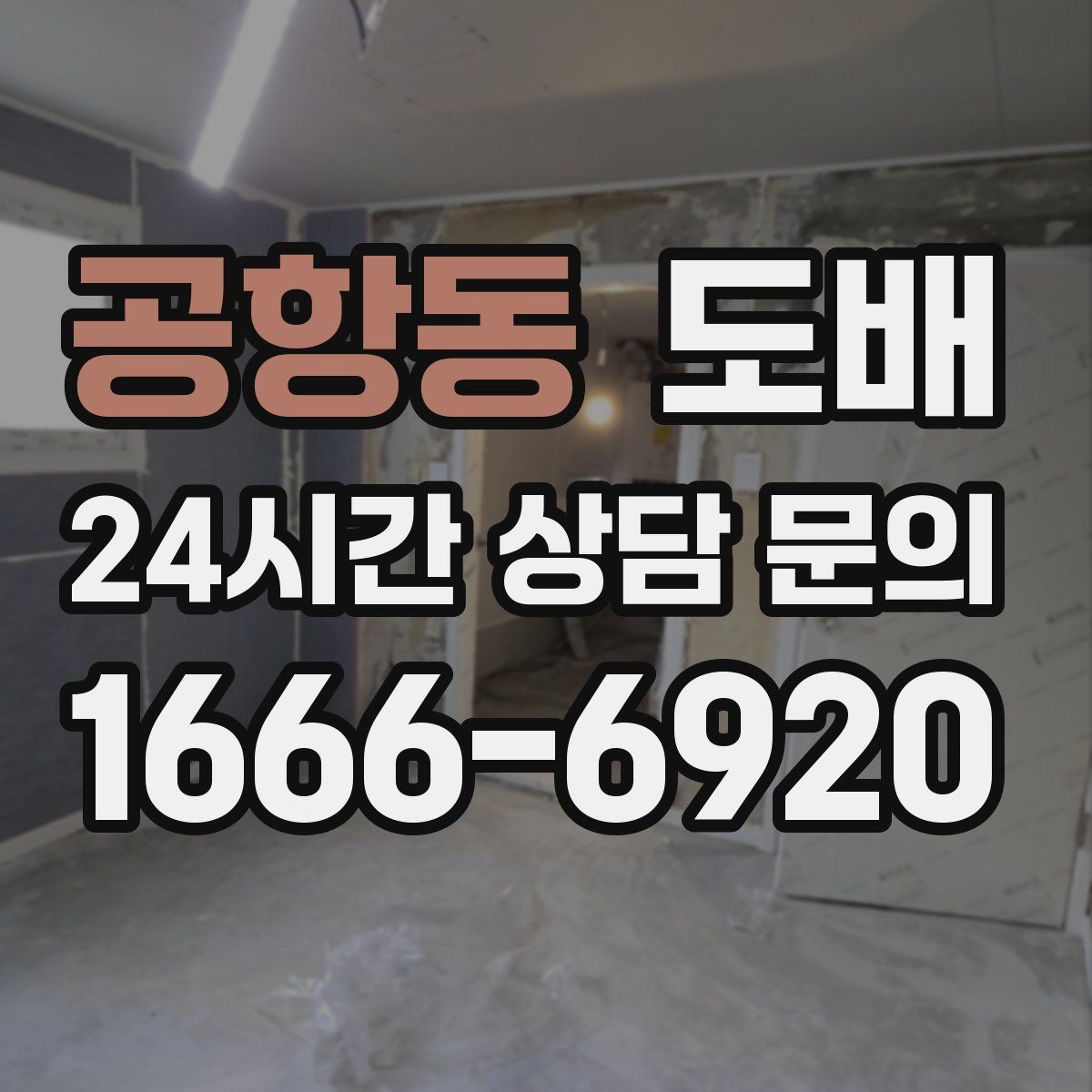공항동 도배