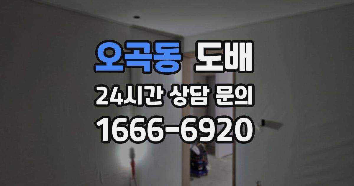 오곡동 도배