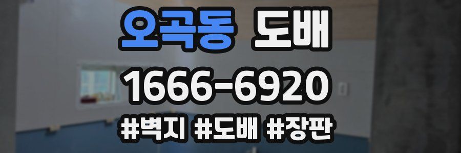 오곡동 도배