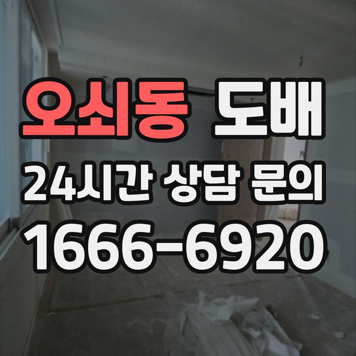 오쇠동 도배